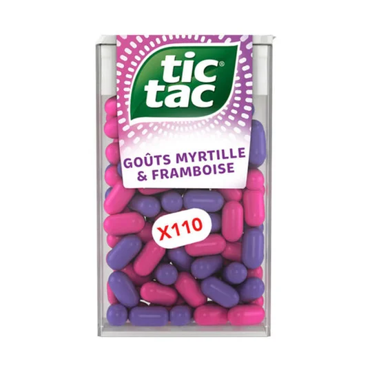 Bonbons goût myrtille & framboise x110