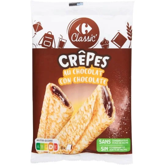 Crêpes au chocolat