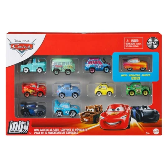 Petites voitures Coffret 10 véhicules DISNEY CARS