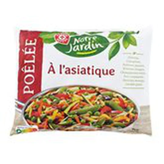 Poêlée de légume Wok cuisiné Asie