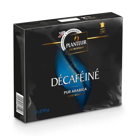 Café moulu décaféiné