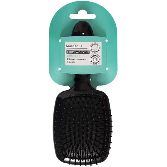 Brosse noire pneumatique carré