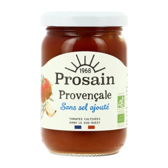 Sauce Tomate Sans Sel Bio