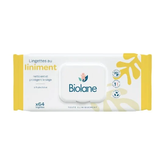 Lingettes bébé au liniment