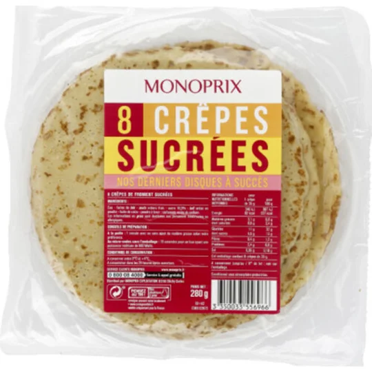 Crêpes sucrées