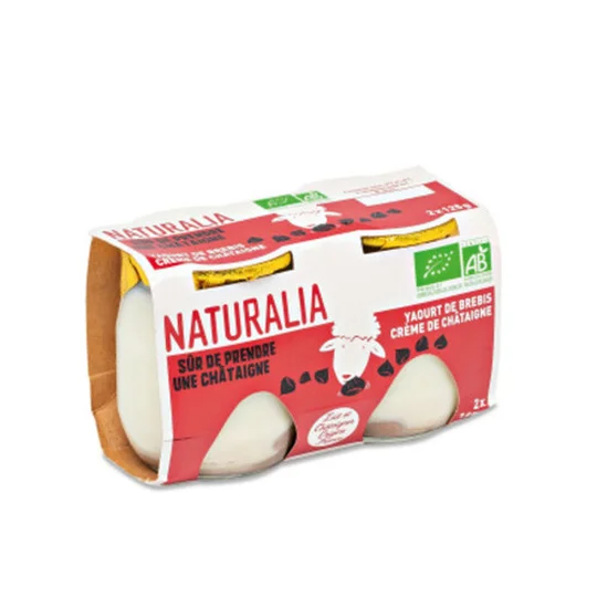 Yaourt De Brebis Et Crème De Châtaigne Bio