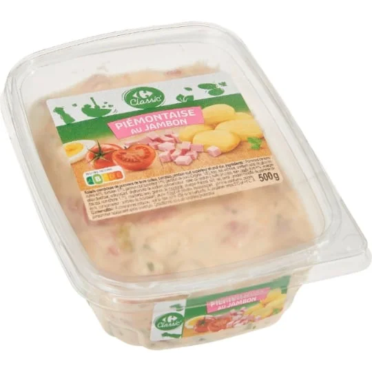 Salade piémontaise au jambon