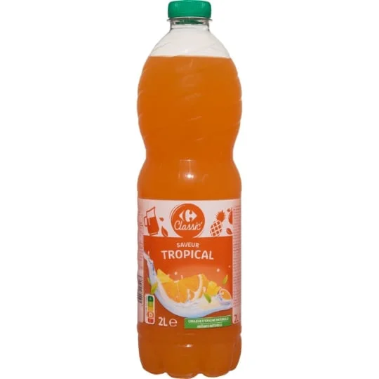 Boisson saveur tropical