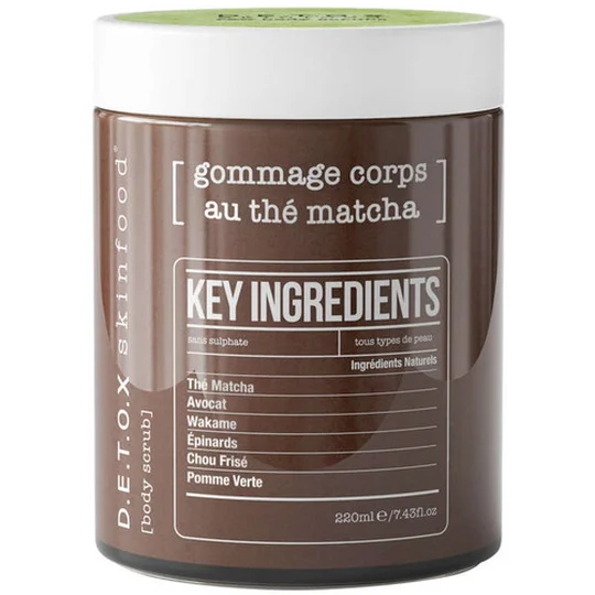 Gommage corps au thé matcha