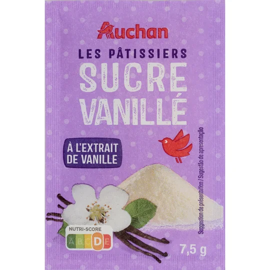 Sucre vanillé à l'extrait de vanille