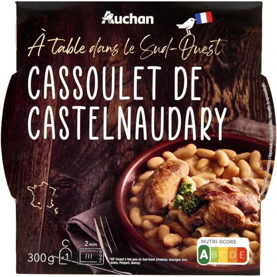 Cassoulet de Castelnaudary au confit de canard du Sud-Ouest