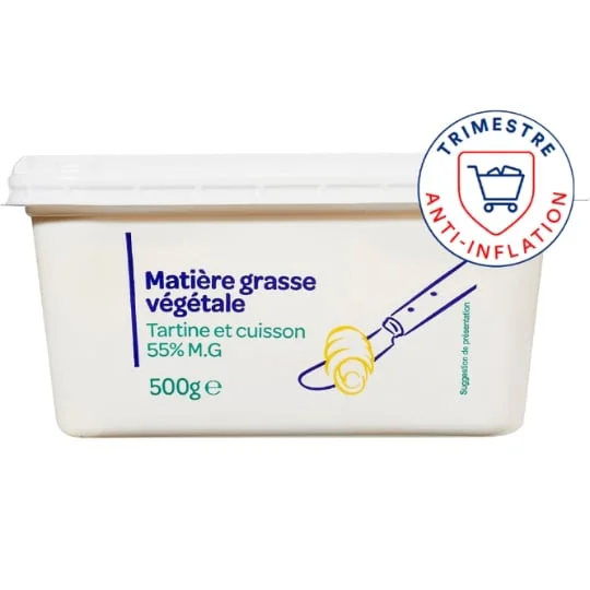Margarine Tartine et Cuisson 55% Mat.Gr.