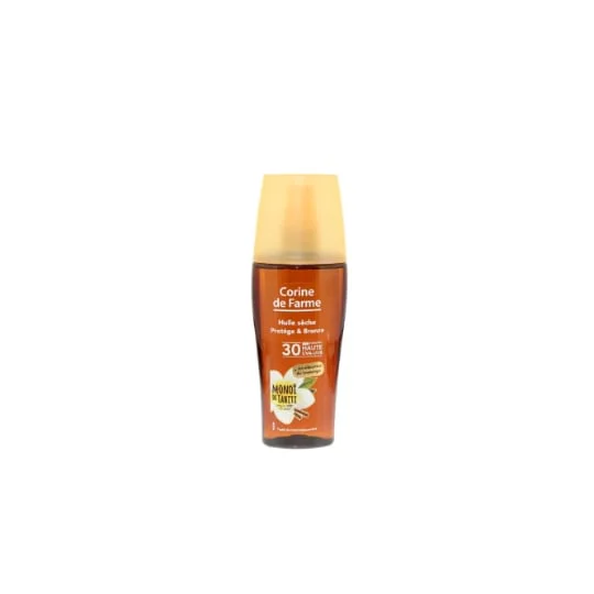 Huile solaire sèche protectrice SPF 30