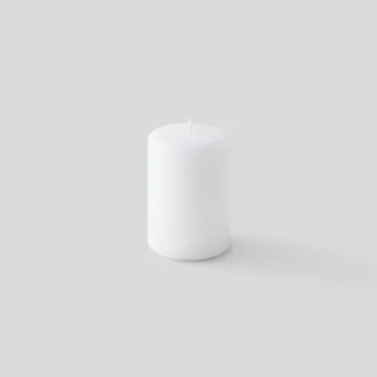 Bougie non parfumée, 60x90cm blanc