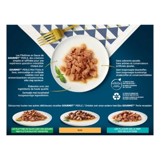 Pâtée pour chat Les Filettines en sauce