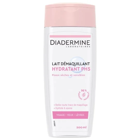 Lait démaquillant hydratant peaux sèches