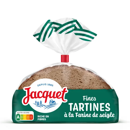 Fines tartines à la farine de seigle