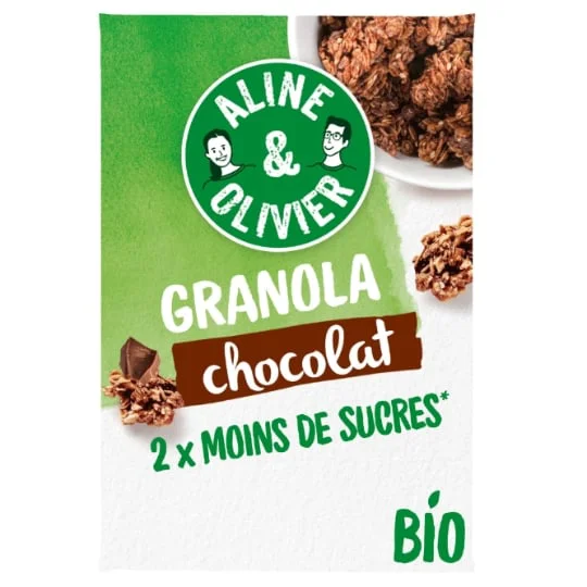 Céréales granola au chocolat Bio
