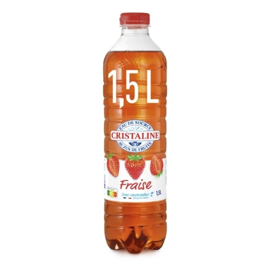 Eau aromatisée fraise