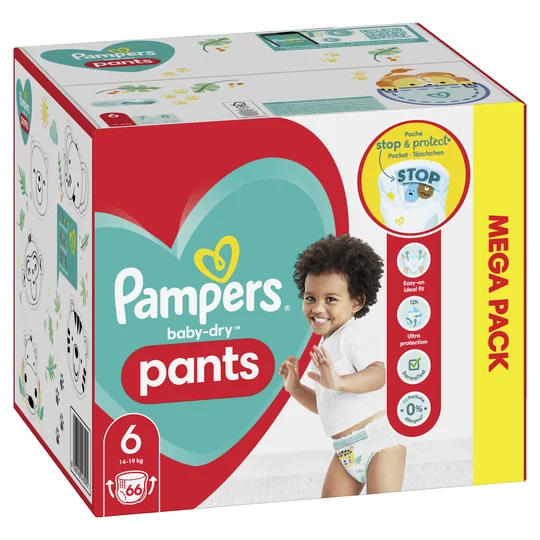 Baby Dry pants - Taille 6 - 14 à 19 kg