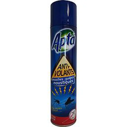 Insecticide anti-volants, moustiques mouches guêpes