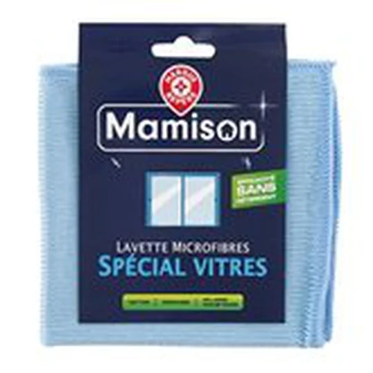 Lavette Mamisson Microfibre spécial vitres x1