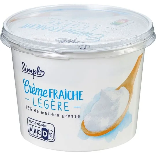 Crème Fraiche Légère 15% Mat.Gr.