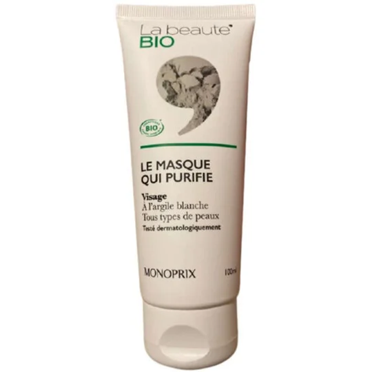 Masque visage argile purifiant