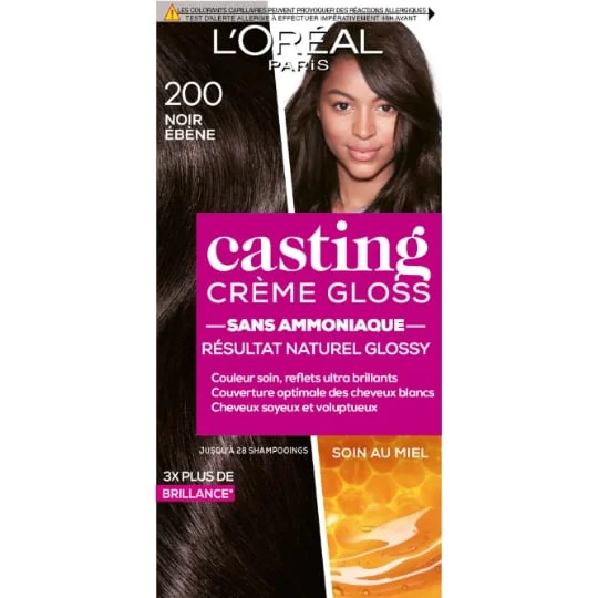 Coloration Cheveux 200 Noir ébène