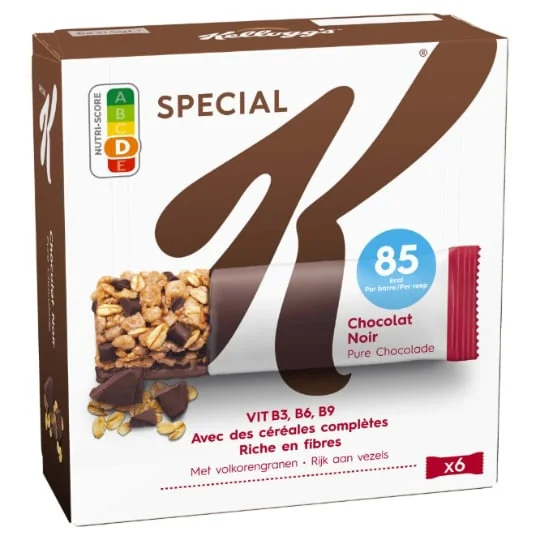 Barres céréales chocolat