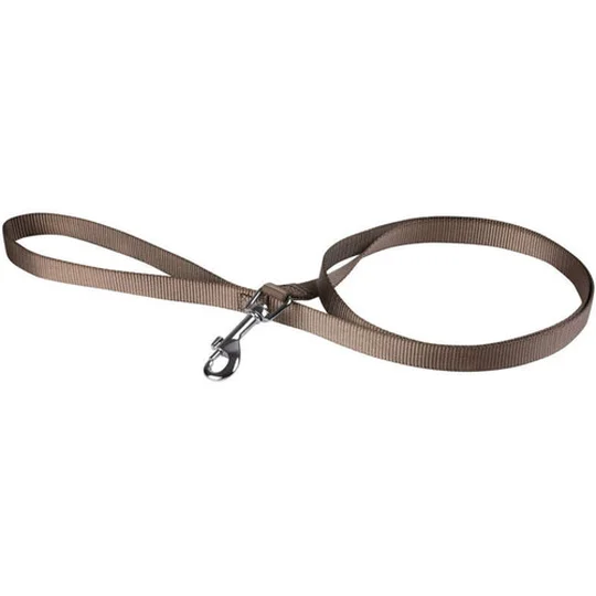 Laisse Basic 40mm et 50cm pour Chien Taupe