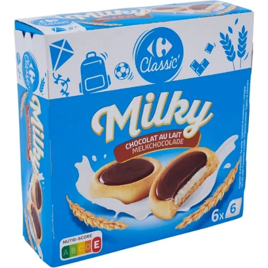 Biscuits Milky chocolat lait