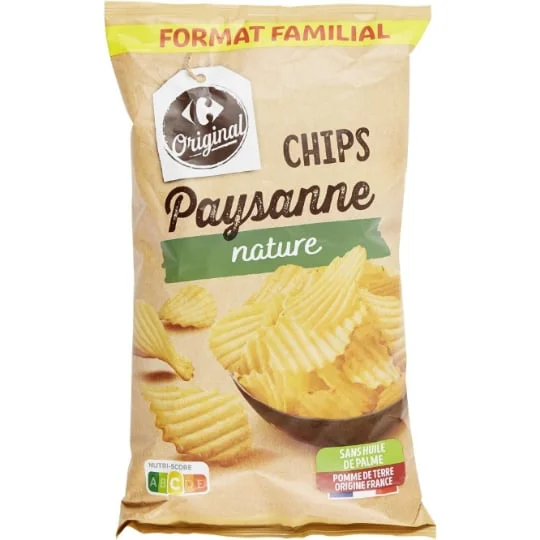 Chips paysanne nature