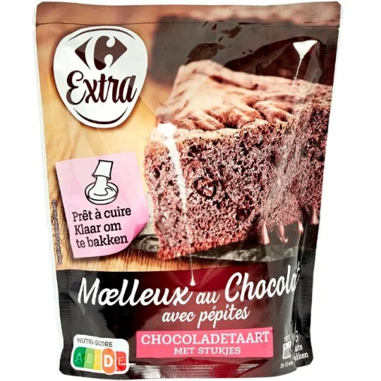Préparation gâteau moelleux chocolat