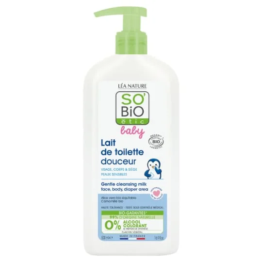 Lait de toillette baby