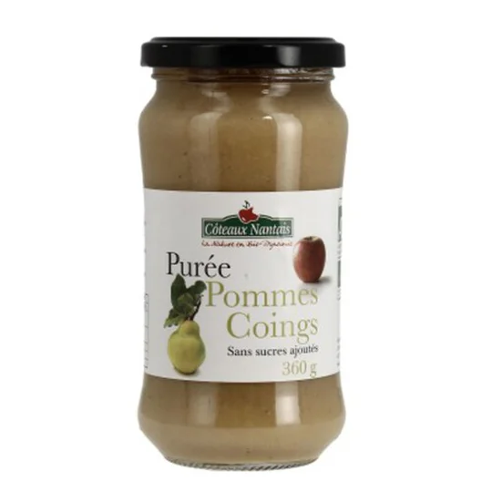 Purée Pommes Coing Sans Sucres Ajoutés Bio