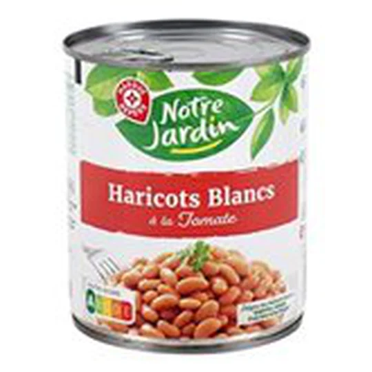 Haricots blancs A la tomate