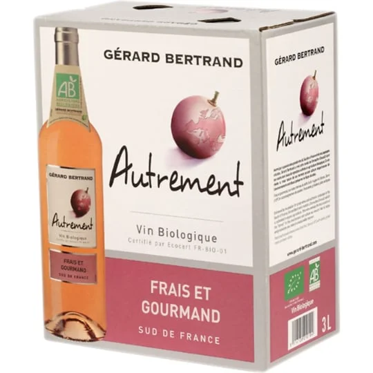 Vin Rosé Languedoc Roussillon Vin de France Autrement Bio