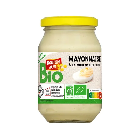 Mayonnaise BIO à la moutarde de Dijon