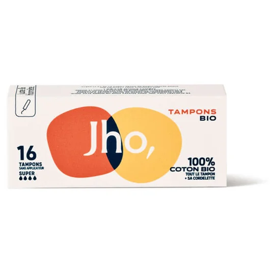 Tampons Sans Applicateur Super Bio X16