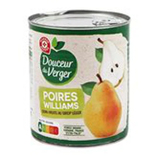 Fruits au sirop Douceur Verger Poires williams