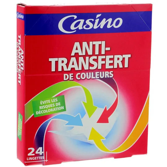 Lingettes anti-transfert de couleurs