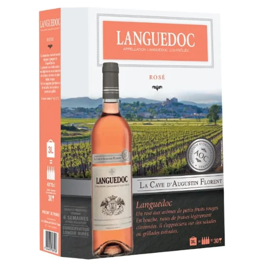 Vin Rosé Languedoc Roussillon AOP Languedoc