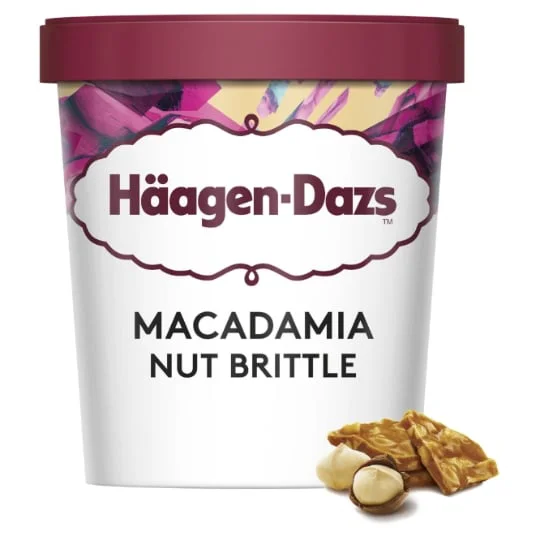 Glace vanille noix de macadamia
