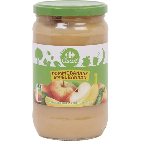 Compote pommes bananes