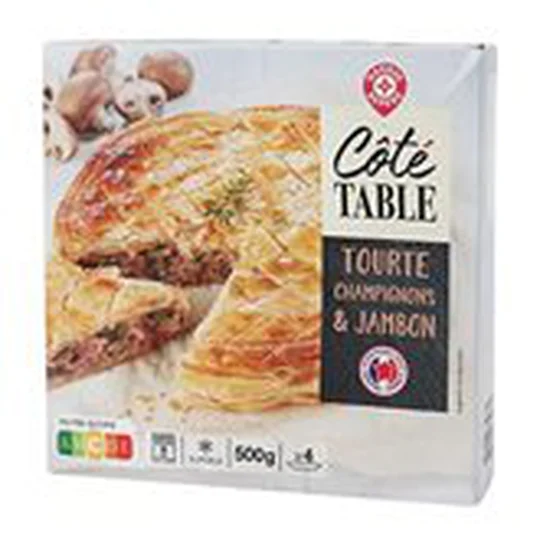 Tourte Champignon jambon