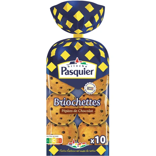 Briochettes pépites de chocolat
