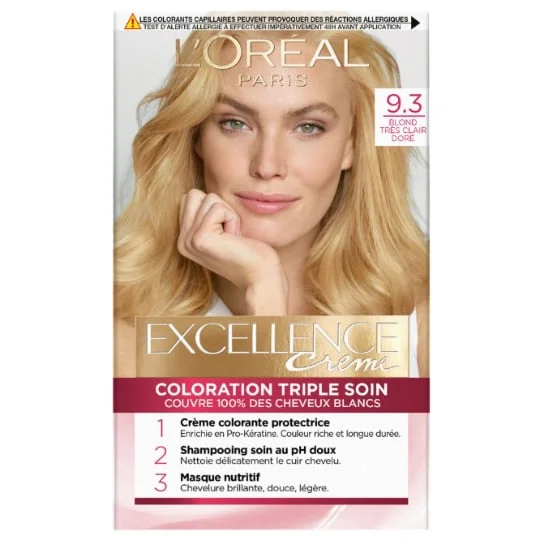 Coloration Cheveux 9.3 Blond très clair doré