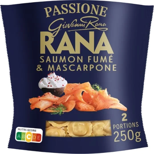 Pâtes fraîches Ravioli Saumon fumé au bois de hêtre