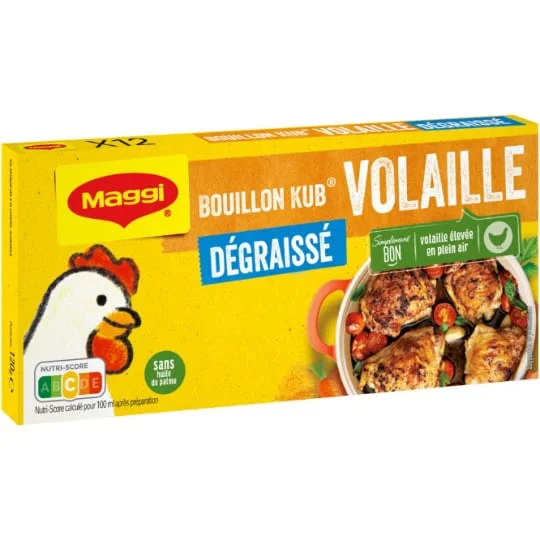 Bouillon volaille dégraissé